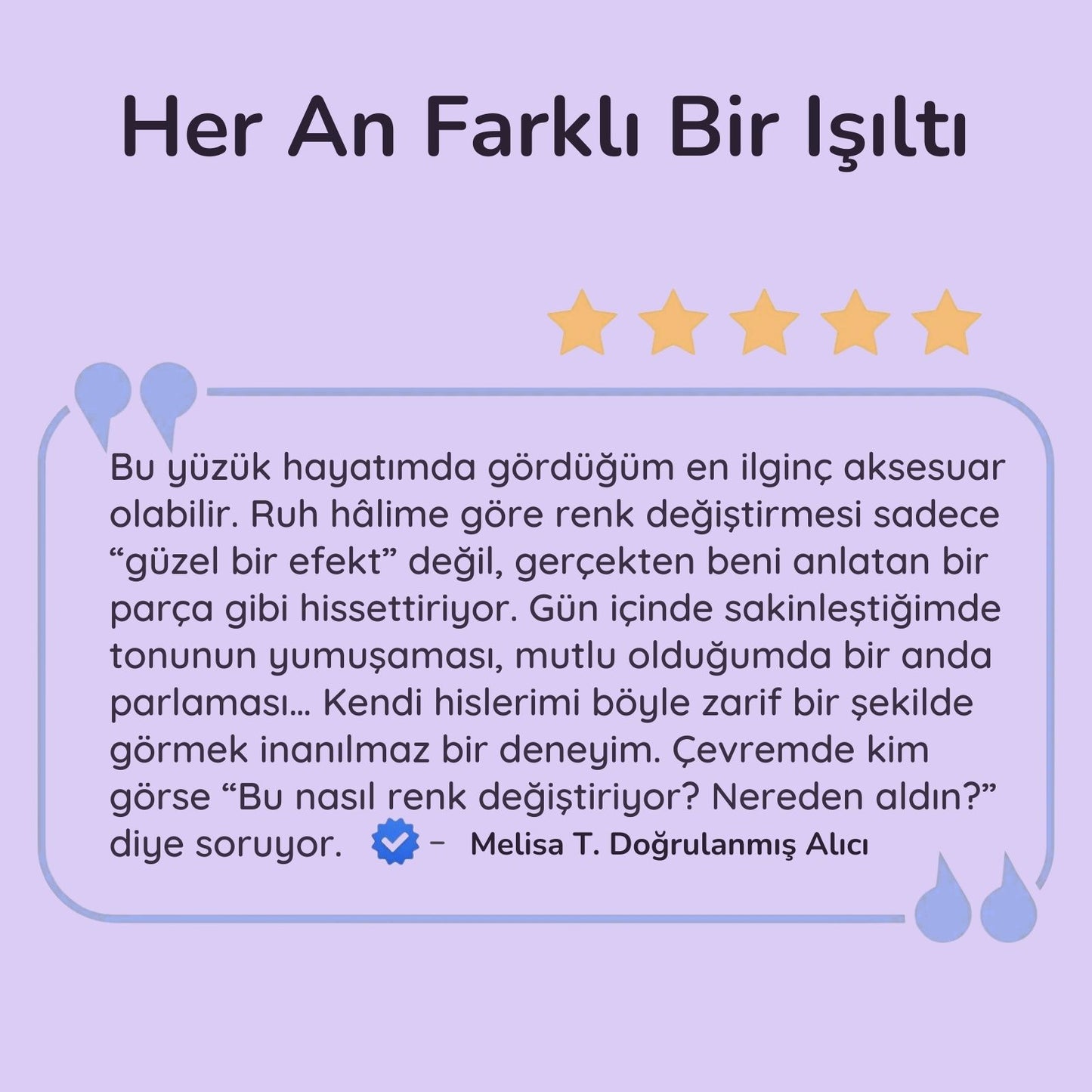 Loramood™ Sihirli Yüzük