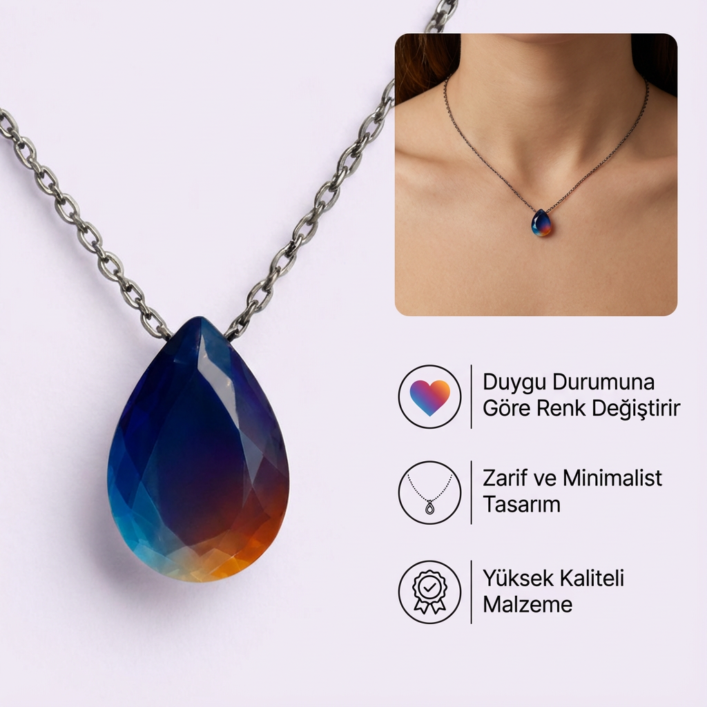 Loramood™ Renk Değiştiren Kolye
